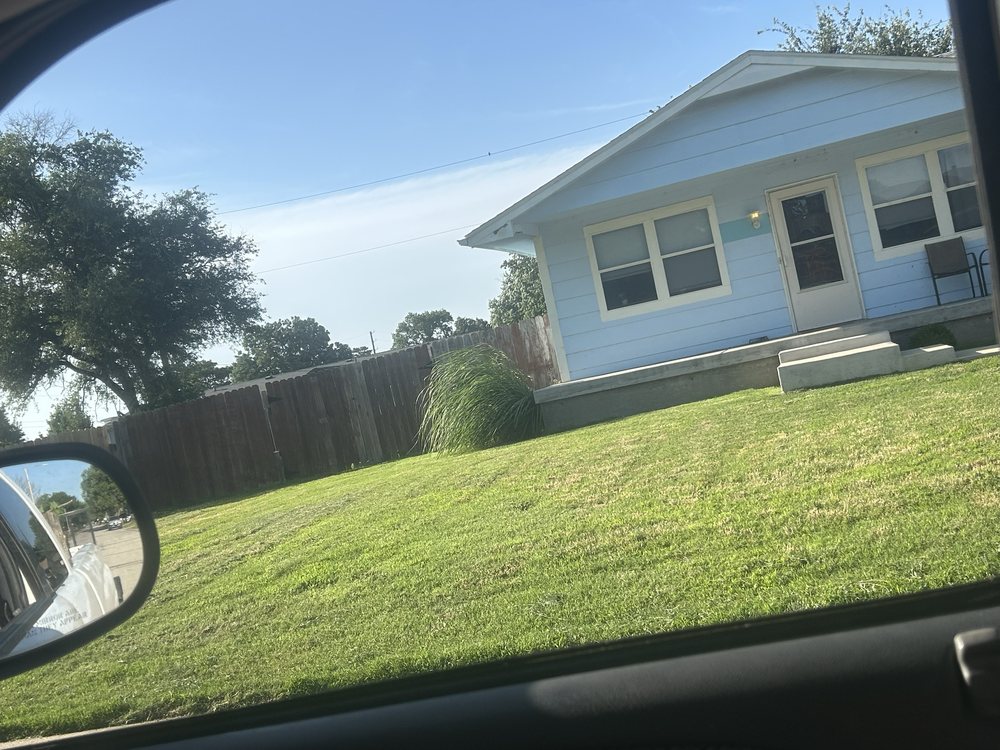 A Wichita home and lawn, from the Adonis Lawn Care Yelp listing